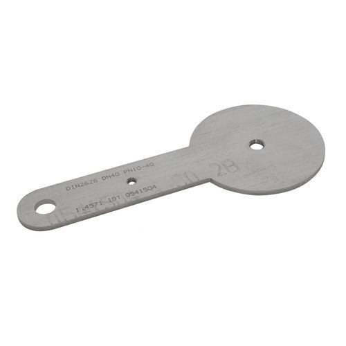 Brida para tuberías - IDT Industrie- und Dichtungstechnik - de cierre / de acero / ciega