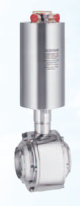 Válvula de bola - Kieselmann GmbH - con control neumático / de control / para alimentos líquidos y bebidas