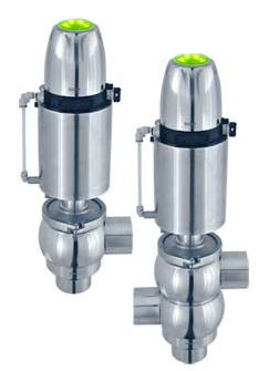 Válvula de cierre - Kieselmann GmbH - de ángulo recto