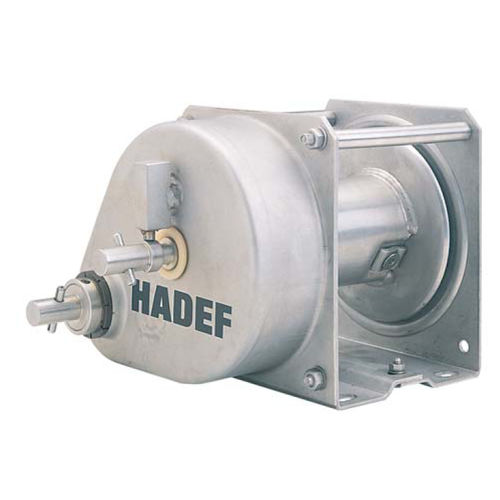 Cabrestante manual - 190/94 - HADEF - de engranaje / de acero inoxidable