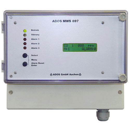 Central de detección de gas multicanales - MWS 897 - ADOS GmbH, Mess- und Regeltechnik