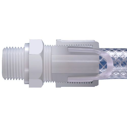 Conexión de tubo en T - 1B - EM-Technik GmbH - de codo / de plástico