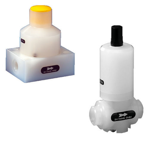 Regulador de presión para agua - 5D - EM-Technik GmbH - para productos químicos / de membrana / de PTFE