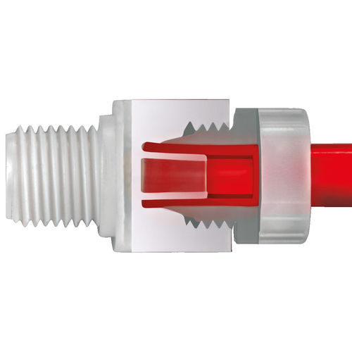 Racor para productos químicos - 1+ - EM-Technik GmbH - para carburante / neumático / roscado