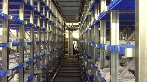 Transelevador automático - Flexy Shuttle - Fives Cinetic SAS - para almacén / para sistema de organización / para cargas pesadas