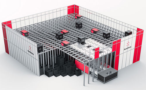 Transelevador para almacén - AUTOSTORE™ - Fives Cinetic SAS - para sistema de organización