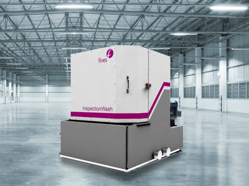 Máquina de lavado por aspersión - INSPECTIONWASH™ - Fives Cinetic SAS - en seco / de proceso / industrial
