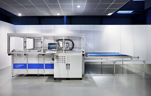 Máquina de corte con chorro de agua sin adición de abrasivo - cut expert variojet - Expert Systemtechnik GmbH - para material plástico / para textiles / para cuero