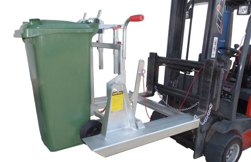 Volteador de contenedores de basura manual - 3042 - Novodinámica S.L.U.