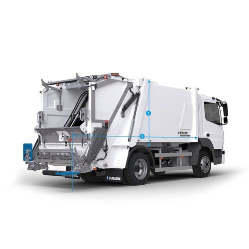 Camión de basura carga trasera - VARIOPRESS URBAN - FAUN Umwelttechnik GmbH & Co. KG - diésel / con compactador