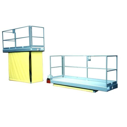 Plataforma de trabajo - 20.00002 - Büter Hebetechnik GmbH - con barandilla de seguridad / hidráulica
