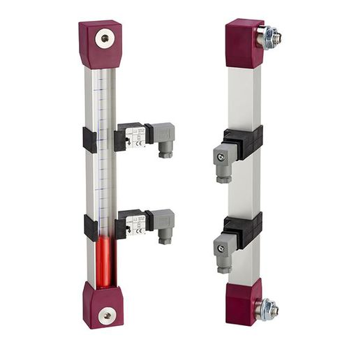Indicador de nivel de líquidos - LV/E-S series - Fratelli Giacomello - visual / para depósito / con sensor de posición integrado