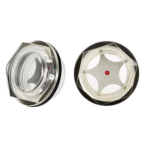 Tapón con indicador visual de nivel - LMA-P - Fratelli Giacomello - hexagonal / roscado / de poliamida