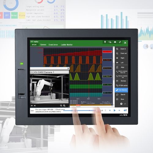 HMI táctil - VT5 series - KEYENCE - empotrable / embarcado / XGA