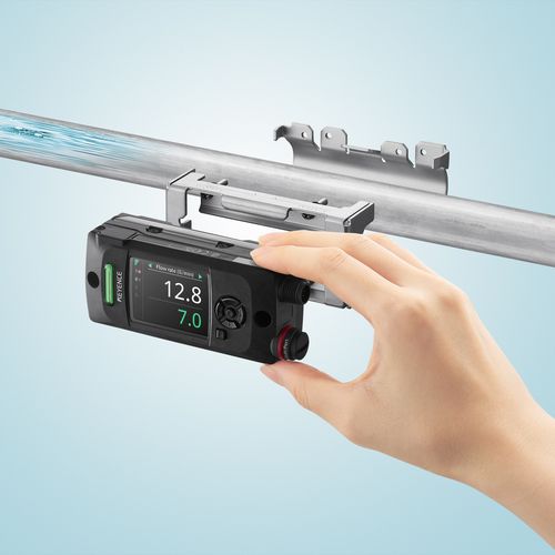 Sensor de caudal no intrusivo - FD-H series - KEYENCE - volumétrico / para agua / para aceite