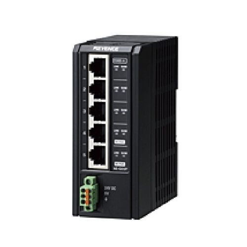 Conmutador Ethernet administrable - NE series - KEYENCE - 5 puertos / industrial