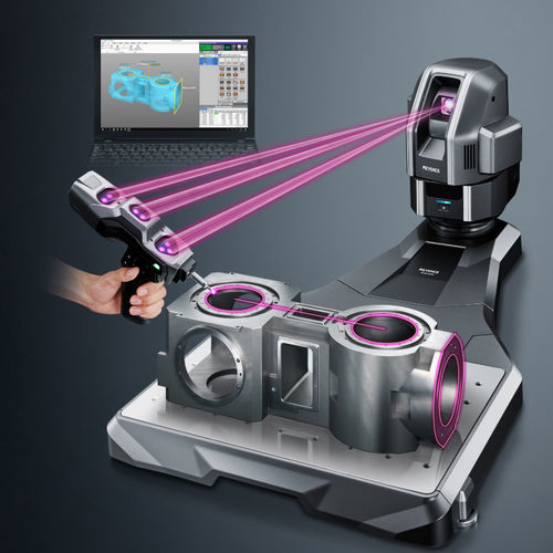 Máquina de medición de coordenadas portátil - XM - KEYENCE - manual / para piezas grandes / para piezas pequeñas