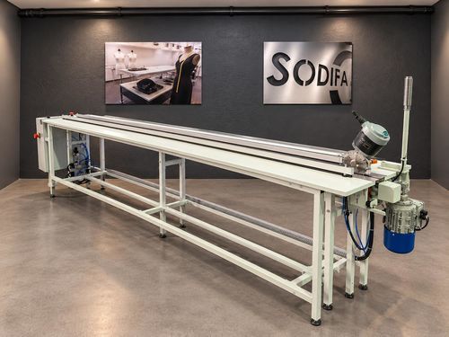 Mesa de corte para tejidos - SODIFA ESCA - con sistema de corte en punta
