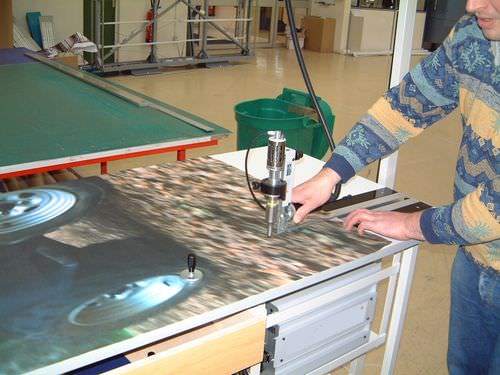 Máquina de corte por ultrasonidos - SODIFA ESCA - para textiles / CNC