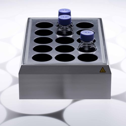 Bloque calentador con agitador - DRYBATH 15-250 - 2mag AG - calefactado / para tubos de ensayo / compacto