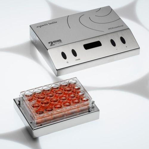 Agitador de laboratorio magnético - MIXdrive 24 MTP - 2mag AG - digital / para vasos de precipitados / para hornos y estufas