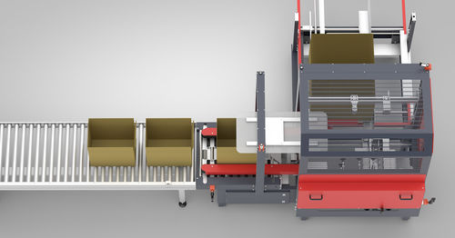 Formadora de cajas de cartón automática - BE series - DNC - cola hot-melt / cinta adhesiva / para la industria agroalimentaria