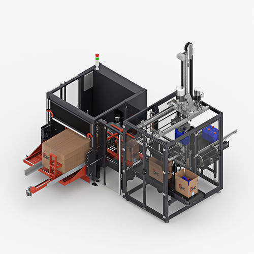 Encajadora pick and place - BIZZY+ - DNC - automática / para productos farmacéuticos / para botellas