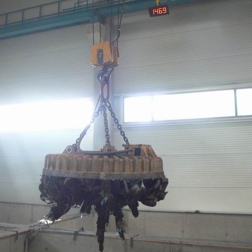 Electroimán de elevación para manipulación de chatarra - ADR 17 - AdobA GmbH - circular