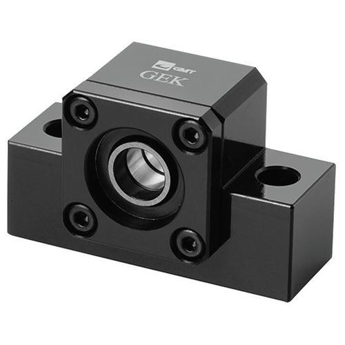Soporte con rodamiento fijo - GEK series - GMT Europe GmbH - para tornillo de bolas