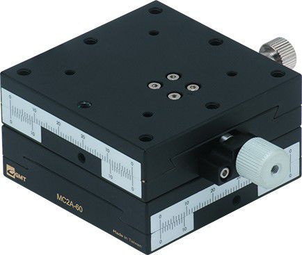Platina de posicionamiento lineal - MC-A (XY) - GMT Europe GmbH - manual / 2 ejes / de cola de golondrina