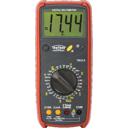 Multímetro digital - TESTBOY 313 - Testboy - portátil / 600 V / 10 A