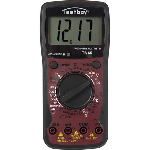 Multímetro digital - TESTBOY 65 - Testboy - portátil / con medición de tensión de contacto / para aplicaciones automóviles