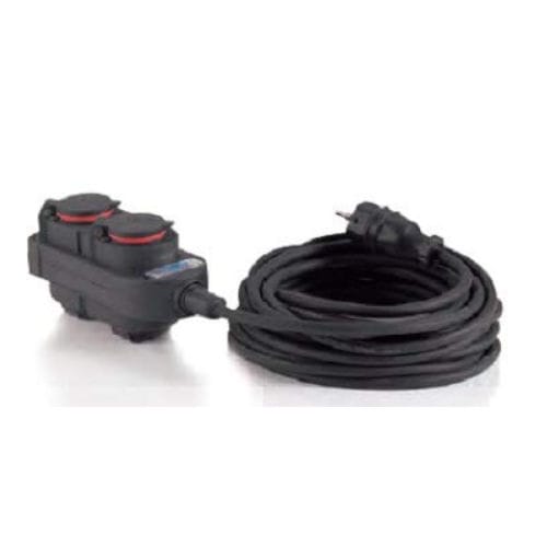 Alargador eléctrico con regleta - VK1,5NK4 series - HEDI GmbH - de caucho