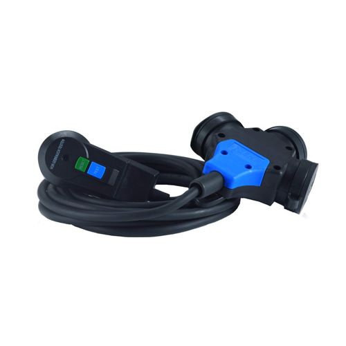 Alargador eléctrico con regleta - VK5HKI - HEDI GmbH - de caucho