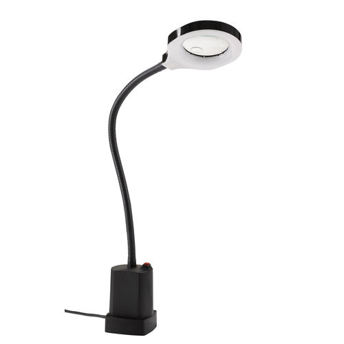 Lupa luz led - LED ZOOM - HEDI GmbH - de trabajo / con brazo flexible / para mediciones