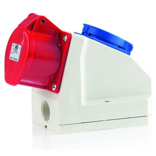 Tomacorriente de pared - 97001 - HEDI GmbH - IP44 / tipo schuko / CEE