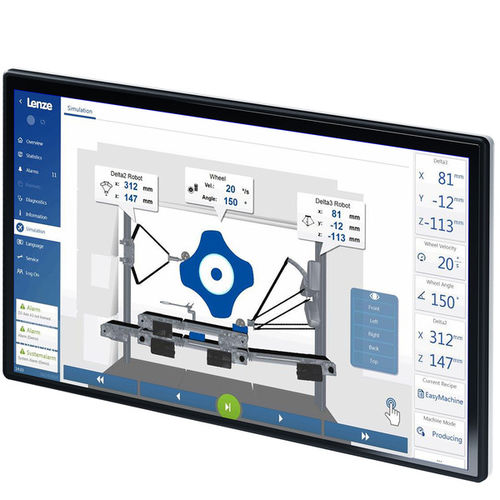 Panel PC con pantalla táctil capacitiva - v800-C - Lenze SE - de pantalla táctil multipunto / 17.3" / 24"