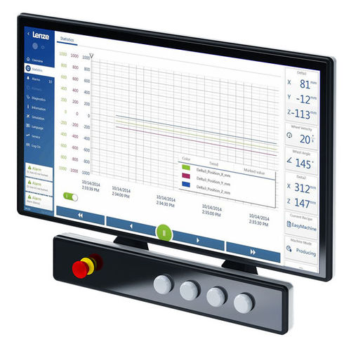 Panel PC con pantalla táctil capacitiva - v800-P - Lenze SE - con pantalla táctil multipuntos / 17.3" / 24"