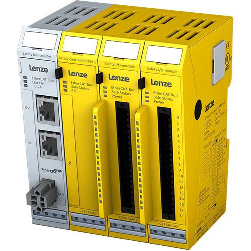 Módulo de E/S de seguridad - c250-S - Lenze SE - analógico / EtherCAT / con 32 entradas digitales