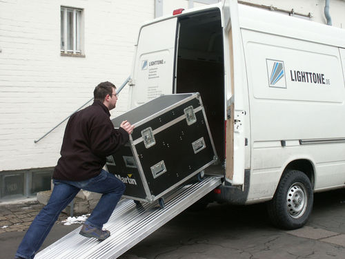 Rampa de carga móvil - 400 - 2 000 kg | SL/CO series - Mauderer Alutechnik