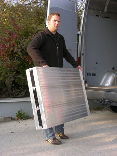 Rampa de carga plegable - 300 - 1 600 kg | SLK/COK series - Mauderer Alutechnik