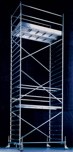 Torre de andamio móvil - 1.20 x 2.90 m | MA 14 series - Mauderer Alutechnik - de fachada / modular