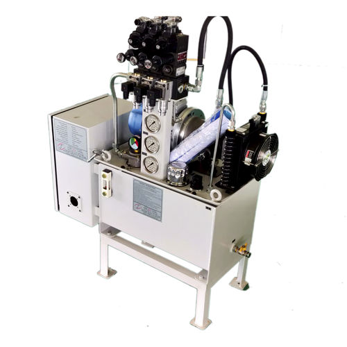 Grupo hidráulico con motor eléctrico - UCAM - mesa rotativa / doble bomba / mini
