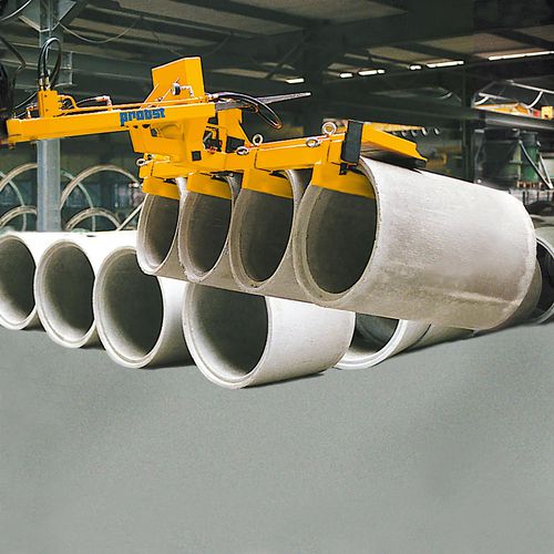 Pinza de elevación y volteo para la reparación de canalizaciones de hormigón - FUG - Probst GmbH - horizontal / hidráulica
