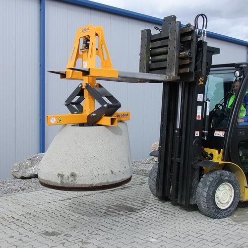 Pinza de elevación para la reparación de canalizaciones de hormigón - KIG series - Probst GmbH - vertical / mecánica / prensión interna