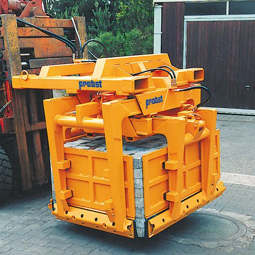 Pinza hidráulica para carretilla elevadora - STAZ-UNI-4 series - Probst GmbH - para placa de hormigón