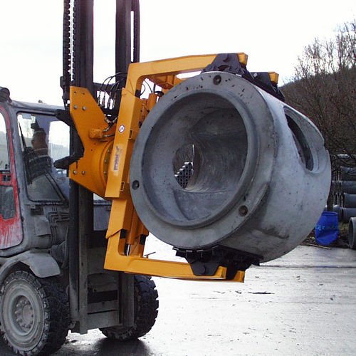 Pinza de elevación y volteo para la reparación de canalizaciones de hormigón - WG series - Probst GmbH - horizontal / hidráulica