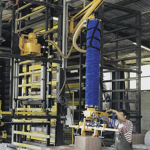 Pinza de elevación de piedras - ASZ-P - Probst GmbH - para losas / vertical / neumática