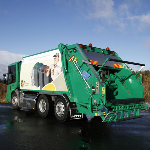 Camión de basura carga multicompartimento - KGBH-2K - NTM - NÄRPES TRÄ & METALL