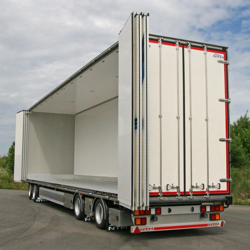 Remolque para contenedores - eNRGy - NTM - NÄRPES TRÄ & METALL - para mercancía / de 2 ejes / de acoplamiento